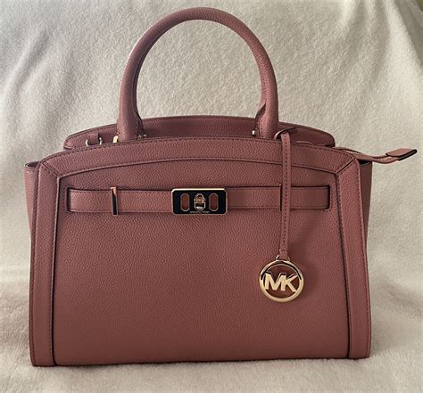 michael kors karson large satchel luggage|Michael Kors luggage sets clearance.